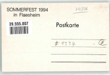 45721 W4358 Flaesheim - Hauptstraße Schule Kirche Kanal Sommerfest 1994