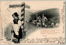 78730 W7233 Lauterbach , Schwarzw 1901 - Tracht Strumpflied