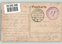 16225 O1300 Eberswalde 1918 Gebrauchsspuren Moltke Straße Vereins Lazarett Eberswalde Briefstempel
