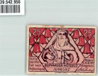 W5407 Boppard , Rhein 25 Pfg. Bruder Michael Bopparder Notgeld Nr. 00592 Notgeld Deutschland 1921 Notgeldschein