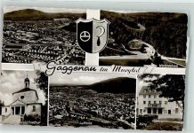 76571 W7560 Gaggenau - Fliegeraufnahme Waldseebad Waldfriedhof Kino