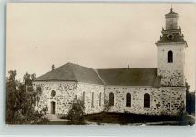 Kuopio Foto AK Kirche Ort handschriftlich