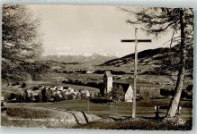 87466 W8967 Mittelberg b Oy Foto AK Kreuz Kirche Arko Foto