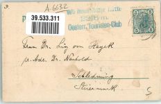 Wiener Neustädter Hütte 1905 - Hüttenstempel