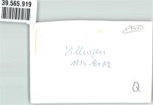 78048 W7730 Villingen -Schwenningen FOTO KEINE AK Gasthaus Gastraum Ort handschriftlich Foto Original aus Archiv eines Ansichtskartenverlags
