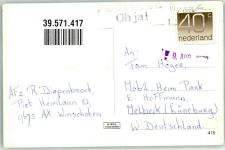 9671 Winschoten Foto AK Langestraat Rathaus Windmühle Nassaustraat Marktplatz
