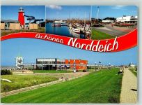 26506 W2980 Norddeich , Ostfriesl - Hafen Erlebnisbad Ocean Wave Flaggenstempel