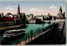 57000 Metz - Dampfschiff Kirche Feldpost WK I Landw.Inf. Regiment 30