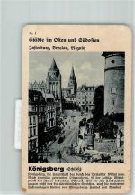 Königsberg Kaliningrad KEINE AK Schloss Spielkarte