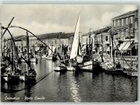 47042 Cesenatico Foto AK Hafen Porto Canale