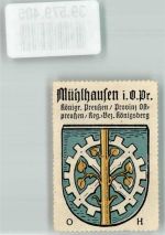 Mühlhausen i Ostpr Mlynary Siegelmarke Wappen