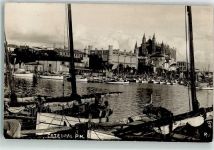 Palma Mallorca 1926 - Hafen Kathedrale