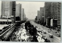 Moskau Moskwa Foto AK Kalinin Prospekt Auto Omnibus
