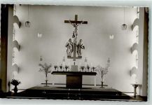 54472 W5551 Monzelfeld - Kath. Kirche Altar mit Kreuz