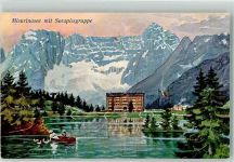 32040 Misurina Künstlerkarte Hotel Misuransee