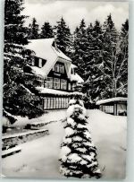 38700 W3389 Braunlage Foto AK Kurhotel Weidmannsheil Winter Schnee