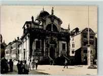 Dubrovnik Ragusa 1959 Foto AK Kirche