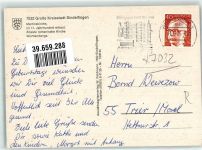 71063 W7032 Sindelfingen - Martinskirche Verlag W. Feldmann Nr. 1/24144