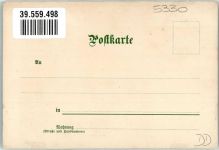 53639 W5330 Königswinter Lithographie Burg Drachenfels Mondschein