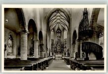 97702 W8732 Münnerstadt - Pfarrkirche Innenansicht