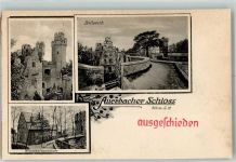 64625 W6140 Auerbach Gebrauchsspuren Schloss