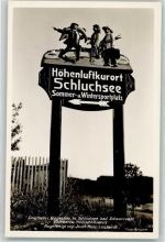 79859 W7826 Schluchsee - Wegweiser Holzschnitzerei Josef Malz
