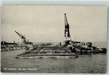 3841 Harderwijk Foto AK Baustelle Hafen