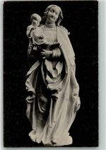 78166 W7710 Donaueschingen 1917 - Skulptur Madonna mit Kind von 1522 in der Stadtkirche