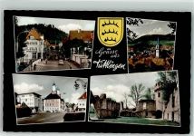78532 W7200 Tuttlingen - Rathaus Burgruine Hornberg Oldtimer