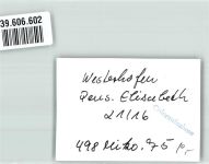 87527 W8972 Westerhofen FOTO KEINE AK Pension Elisabeth Ort handschriftlich Original aus Archiv eines Ansichtskartenverlags