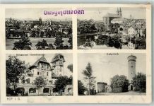 95028 W8670 Hof , Saale Gebrauchsspuren Gasthaus Theresienstein Labyrinth Kirche