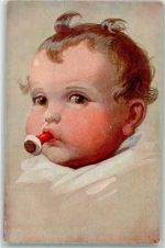 Baby mit Schnuller Primus Nr. 949 Fialkowska, W.