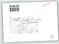 79761 W7890 Tiengen , Hochrhein - Hotel Bercher Foto Original aus Archiv eines Ansichtskartenverlags