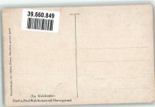 82431 W8111 Walchensee , Oberbay Künstlerkarte Post Herzogstand sign. Bernhard,F.