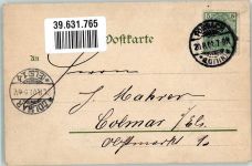 57600 Forbach 1901 Gebrauchsspuren