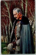 Andacht im Felde Uniform Orden Deutsche Gemälde Nr.857 Adel Kaiser Wilhelm II 1916