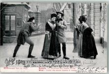 Rodolfo und Mimi Boheme Otto III Nr.3276 Oper Bühnenbild