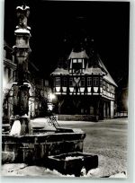 64720 W6120 Michelstadt - Winter Marktplatz bei Nacht