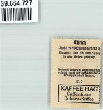 99755 O5503 Ellrich Vignette Wappensammelmarke Kaffee Hag Nr. 5