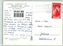 51016 Montecatini Terme 1954 Gebrauchsspuren Hotel Cristallo