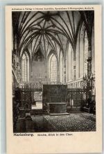 Marienburg Malbork Foto AK Kirche Chor