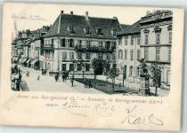 57200 Sarreguemines 1898 Gebrauchsspuren Hotel