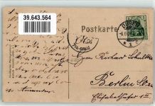 Guben Gubin 1906 Foto AK Ort lt. Stempel