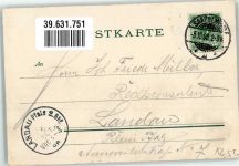 57200 Sarreguemines 1898 Gebrauchsspuren Hotel