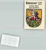 86558 W8899 Hohenwart , Paar Vignette Stadtwappen Kaffee Hag Nr. 27