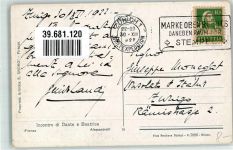 sign. Alessandrelli Dante trifft auf Beatrice Mittelalter ca. 6. -15. Jahrhundert, unsortiert 1922 Künstlerkarte