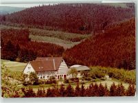57319 W5920 Bad Berleburg FOTO KEINE AK Foto Original aus Archiv eines Ansichtskartenverlags Pension Windbrache Ort handschriftlich
