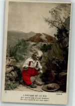 Kind nd das Nest Venus 37 Holzschuh 1909