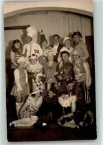 Gruppenfoto Karneval Foto AK