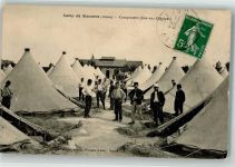02150 Sissonne 1913 Foto AK Kaserne Camp Uniform
